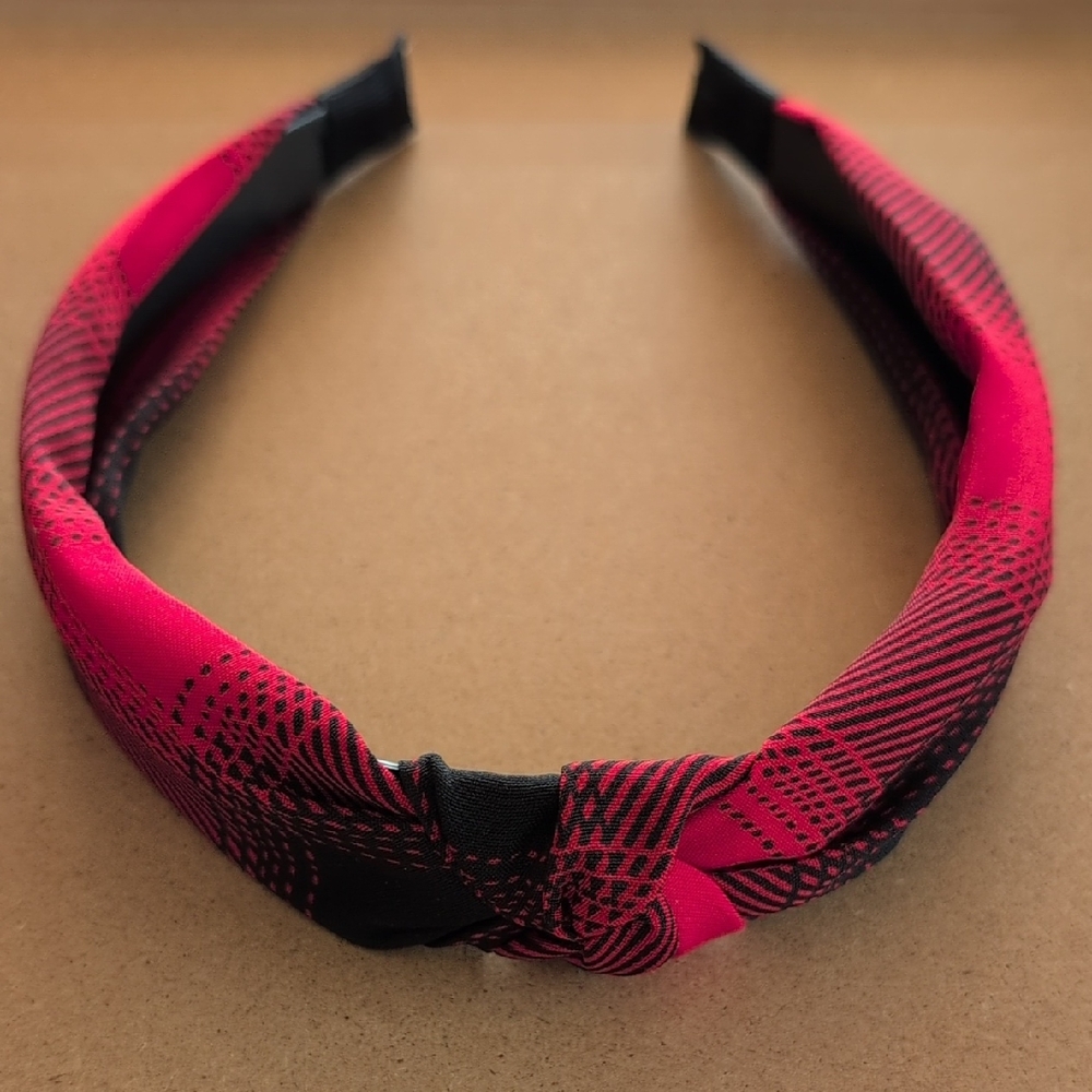 Chic Red and Black Hair Headband
